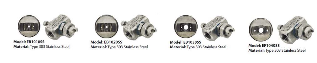 External Mix Round Pattern Atomizing Nozzles (1/4 FNPT Models) gen4IB