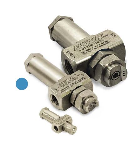 No Drip External Mix Narrow Angle Flat Fan Air Atomizing Nozzle gen4IB